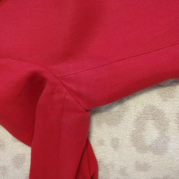 Ralph Lauren Linen Red Blazer With Gold Buttons Old Money 10 Medium - Picture 8 of 12